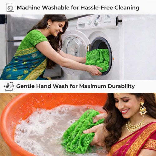 Reusable Natural Cotton Fruits & Vegetables Bags ( Pack of 6 )