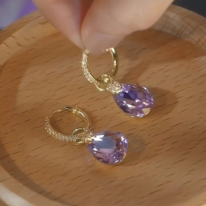 Vintage Teardrop Drop Earrings